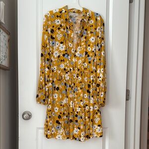 Floral Yellow Dress